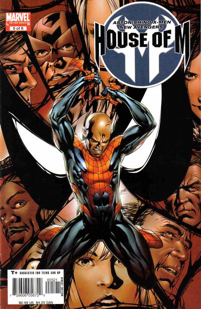 House of M 2005 #5 Mike McKone Variant - back issue
