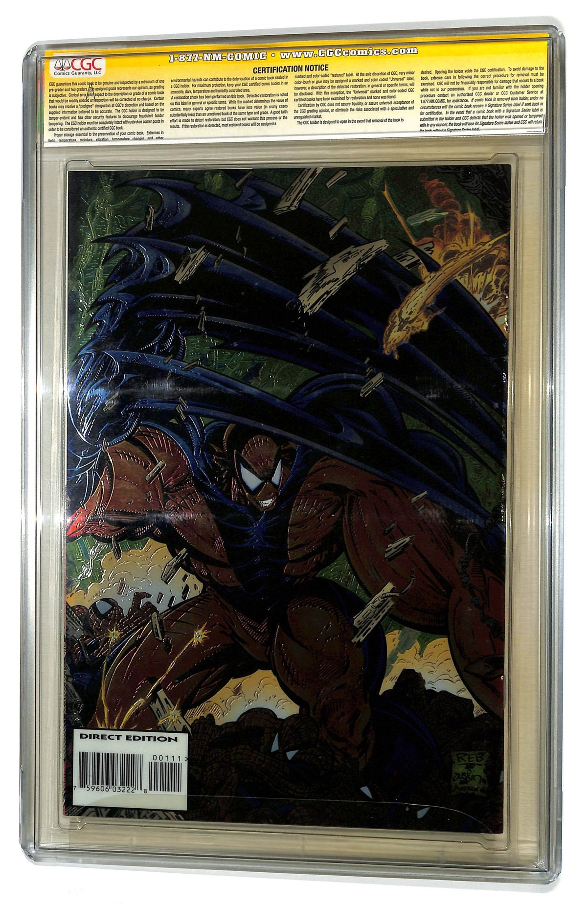 Spider-Man Maximum Clonage: Omega 1995 #1 Signed by Mark Bagley - back issue - $150.00