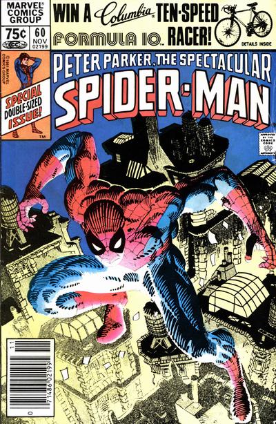 The Spectacular Spider-Man 1976 #60 Newsstand ed. - back issue - $10.00
