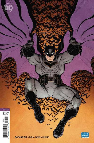 Batman 2016 #50 Arthur Adams Variant Cover - back issue