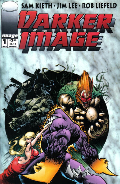 Darker Image 1993 #1 Direct; Deathblow trading card - back issue - $10.00