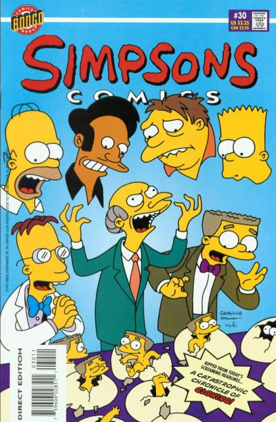 Simpsons Comics 1993 #30 - back issue - $10.00