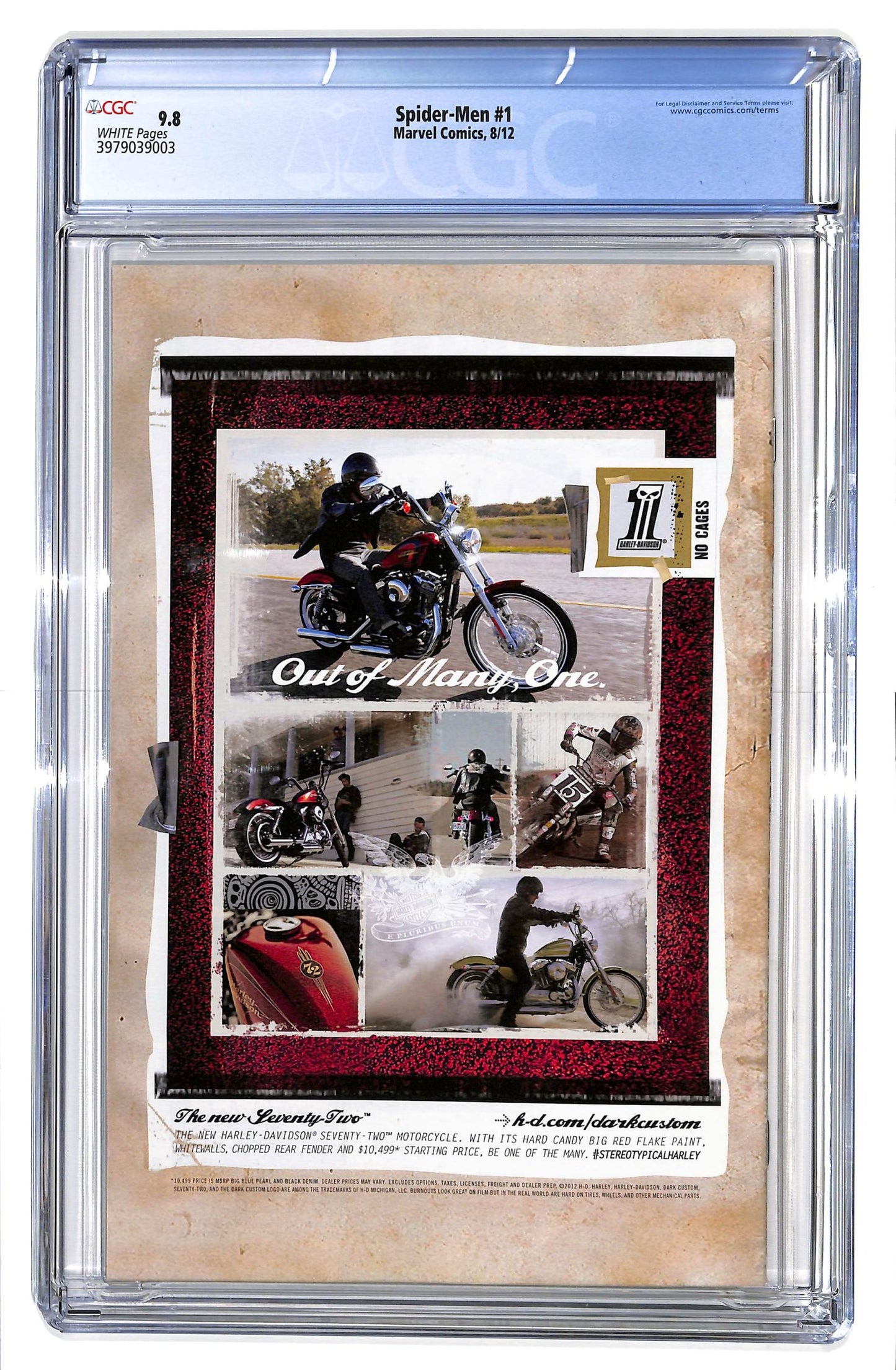 Spider-Men 2012 #1 - CGC 9.8 - $85.00