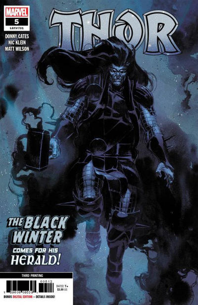 Thor 2020 #5 731 Third Printing - Nic Klein - back issue - $10.00