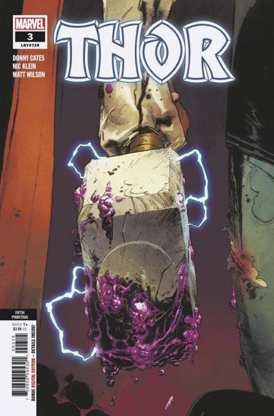 Thor 2020 #3 729 Fifth Printing - Nic Klein - back issue