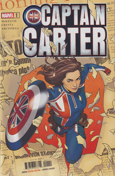 Captain Carter 2022 #1 - CGC 9.8 - $85.00