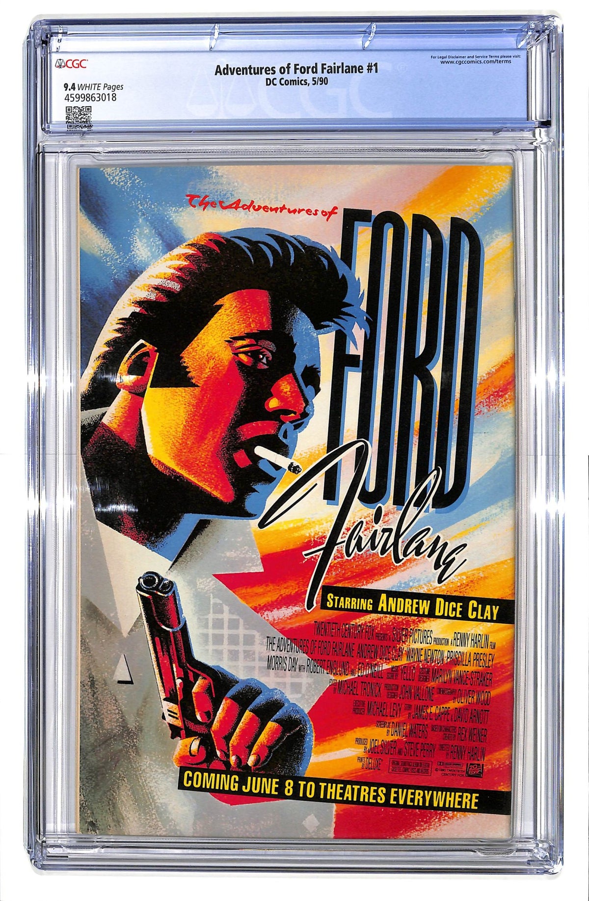 The Adventures of Ford Fairlane 1990 #1 - CGC 9.4