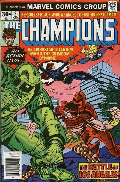 The Champions 1975 #9 Regular Edition - back issue - $5.00