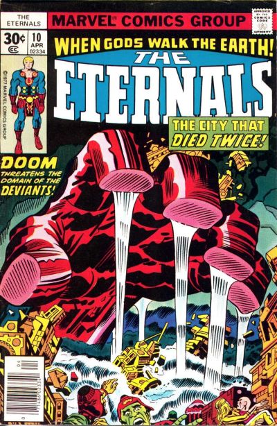 The Eternals 1976 #10 Regular Edition - back issue - $10.00