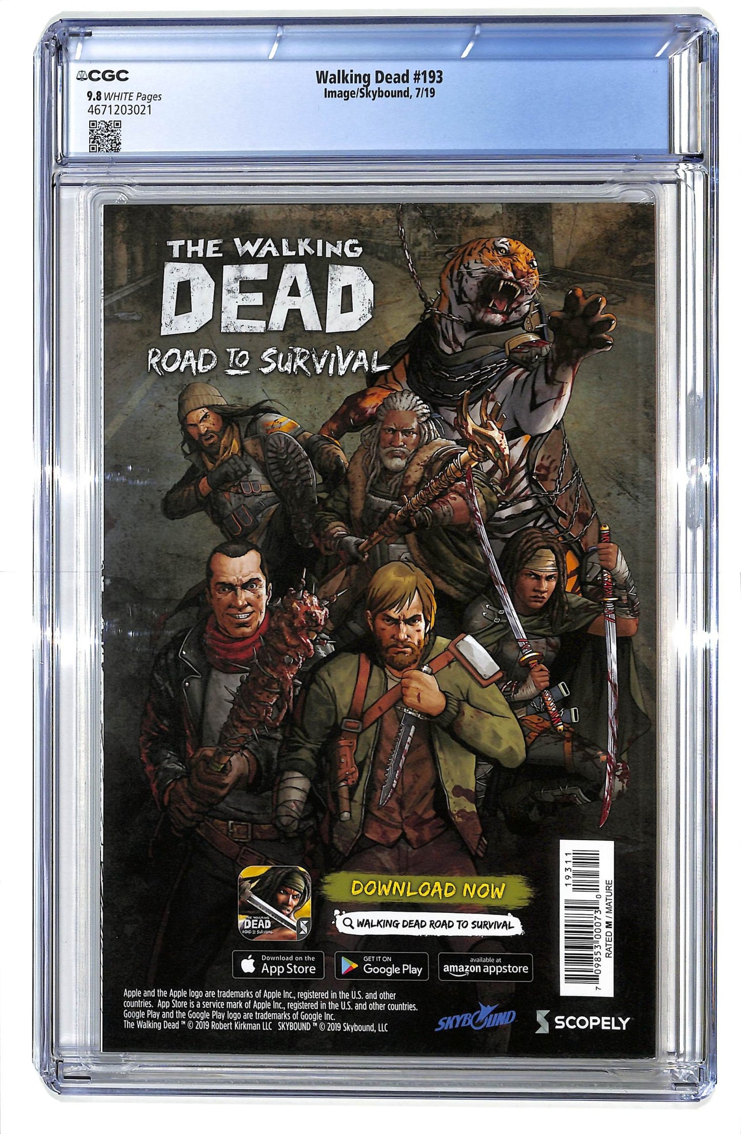 The Walking Dead 2003 #193 - CGC 9.8 - $85.00