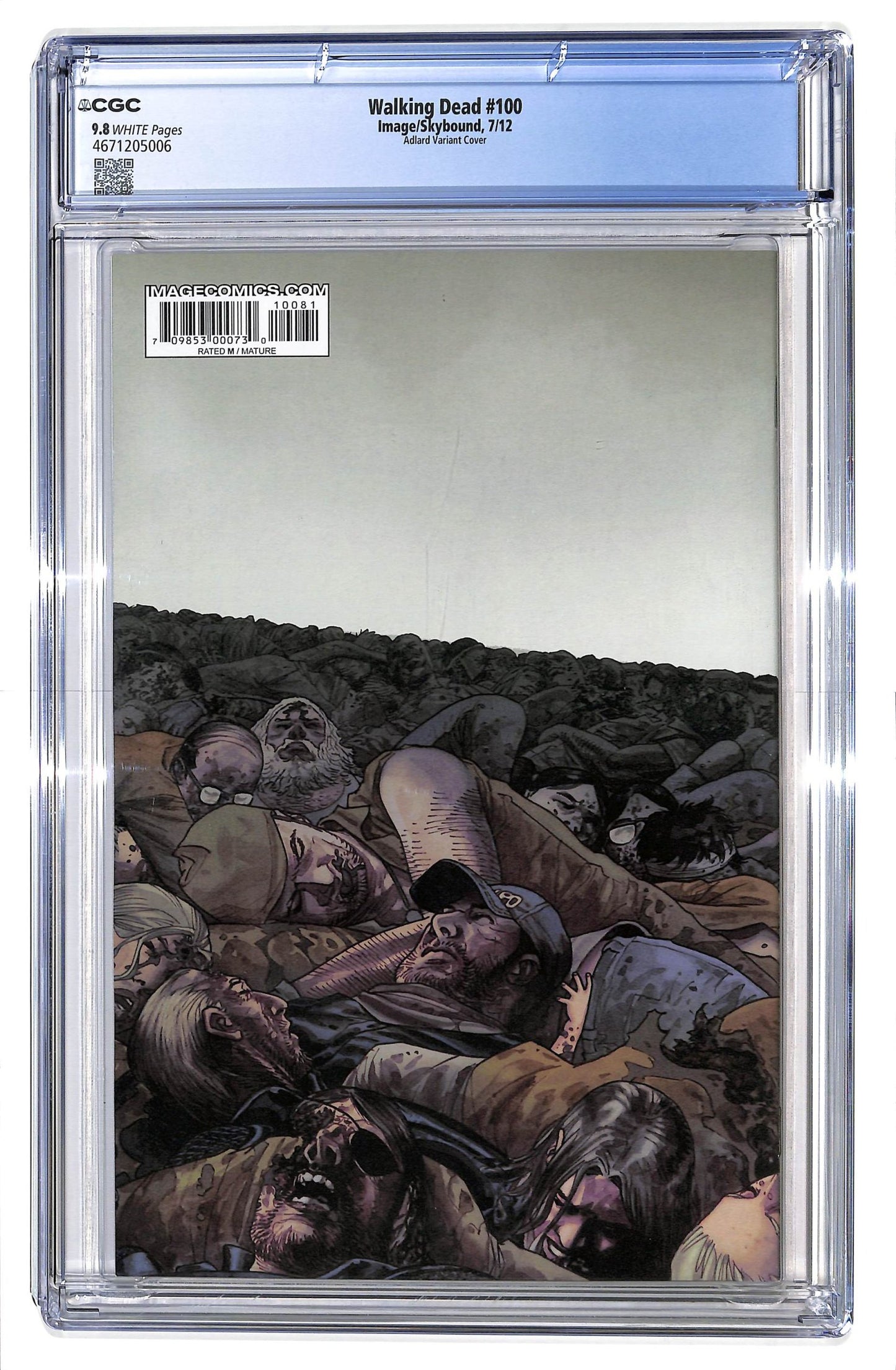 The Walking Dead 2003 #100 Cover I - CGC 9.8 - $150.00