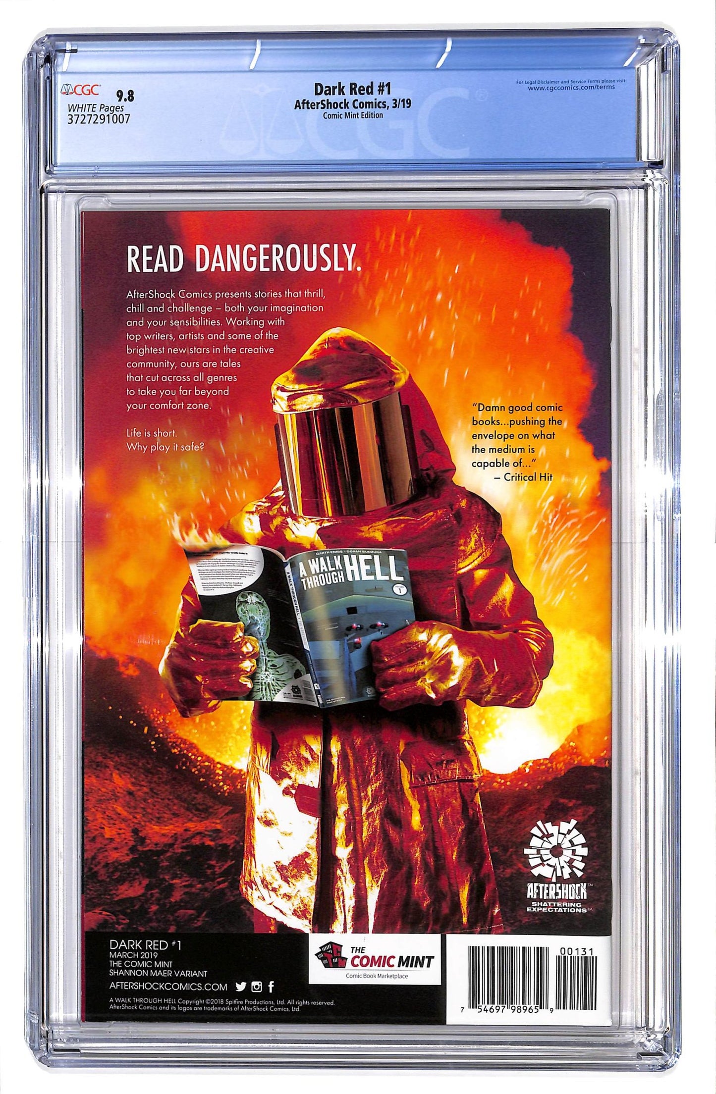 Dark Red 2019 #1 Shannon Maer Cover - CGC 9.8 - $140.00