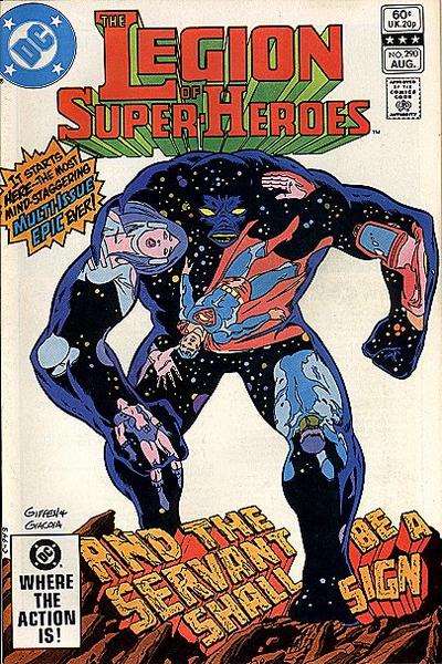 The Legion of Super-Heroes 1980 #290 Direct ed. - back issue - $10.00
