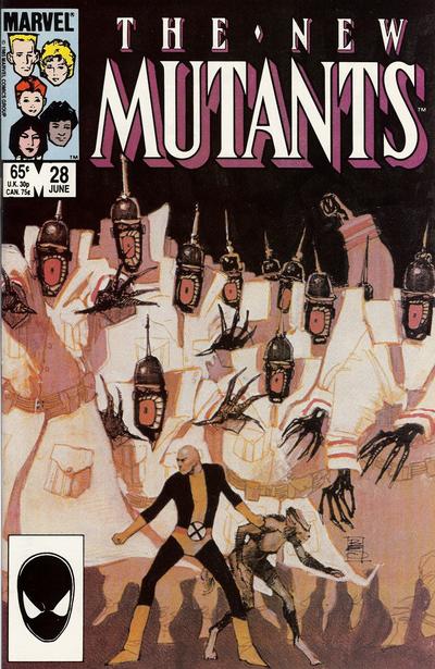 The New Mutants 1983 #28 Direct ed. - back issue - $10.00