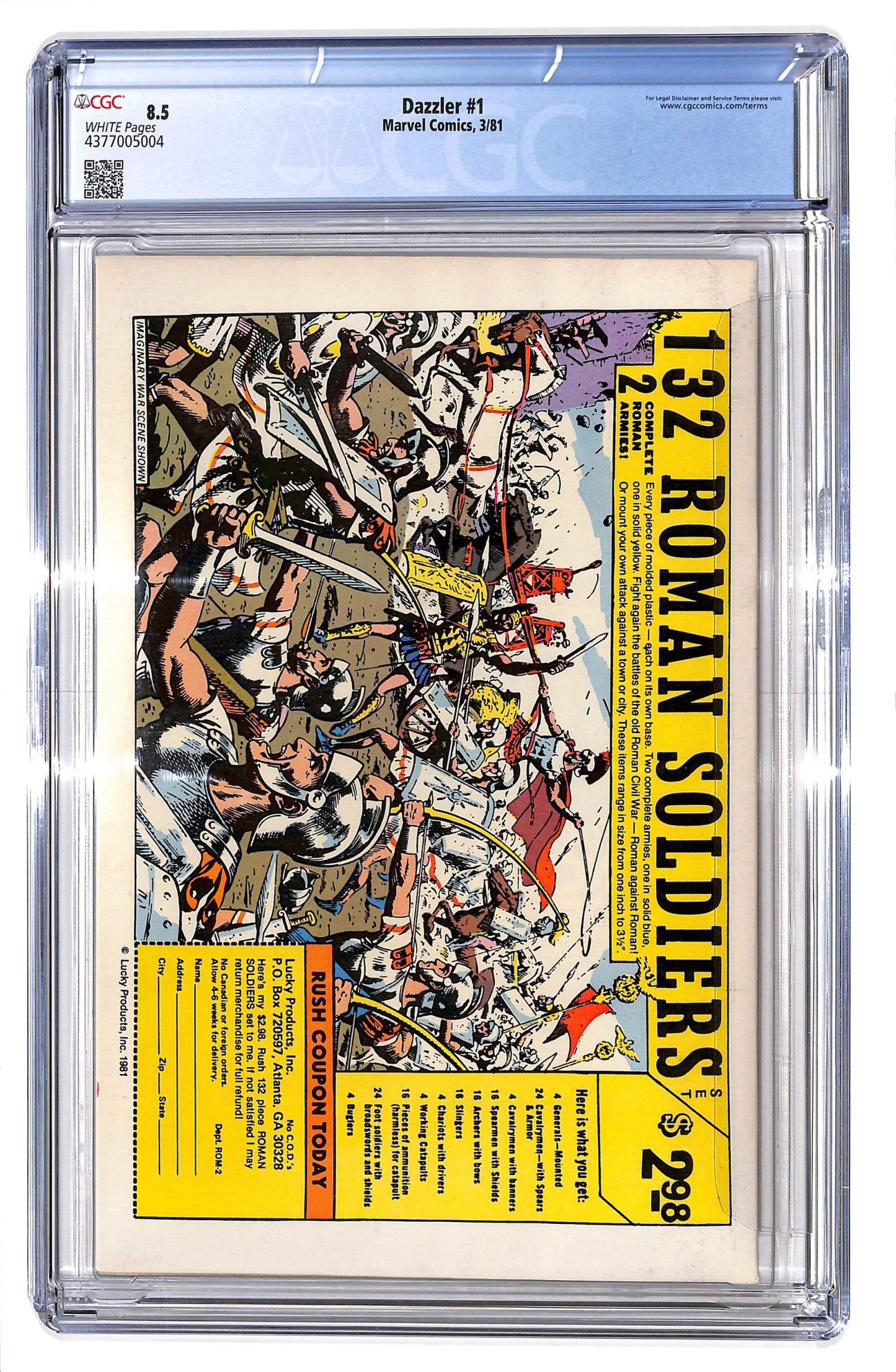 Dazzler 1981 #1 - CGC 8.5 - $55.00
