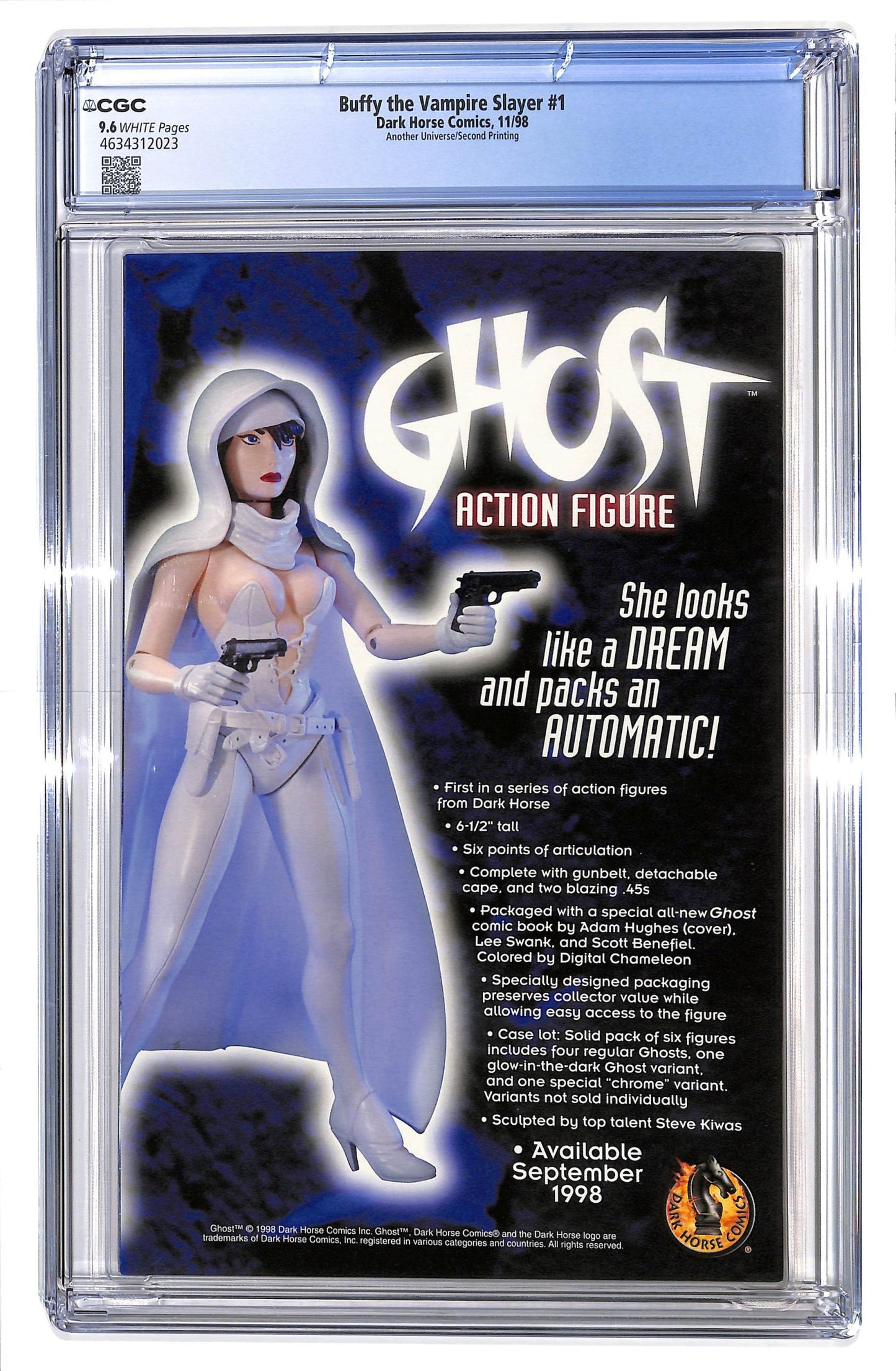 Buffy the Vampire Slayer 1998 #1 Photo Cover - Gold Foil - CGC 9.6 - $25.00