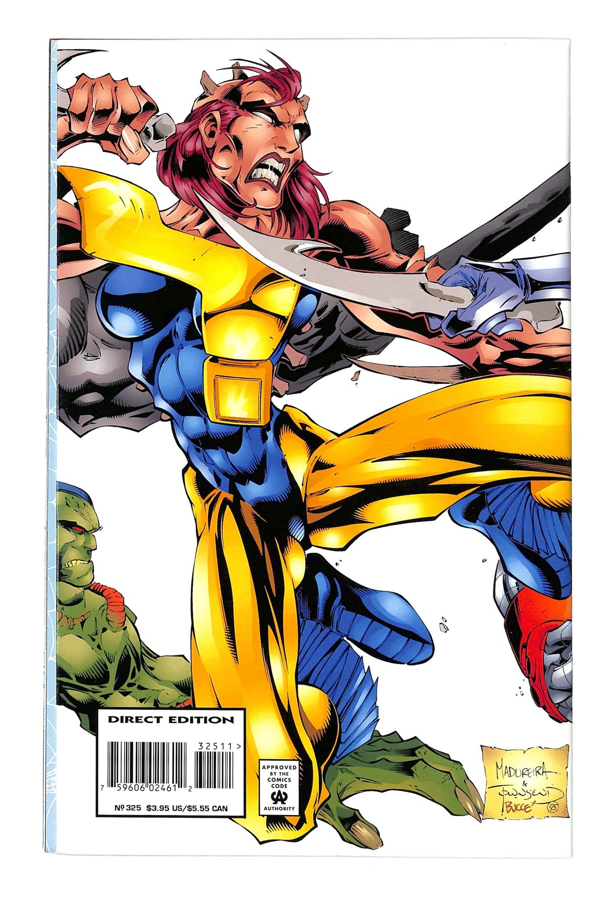 The Uncanny X-Men 1981 #325 Enhanced Cover - back issue - $10.00