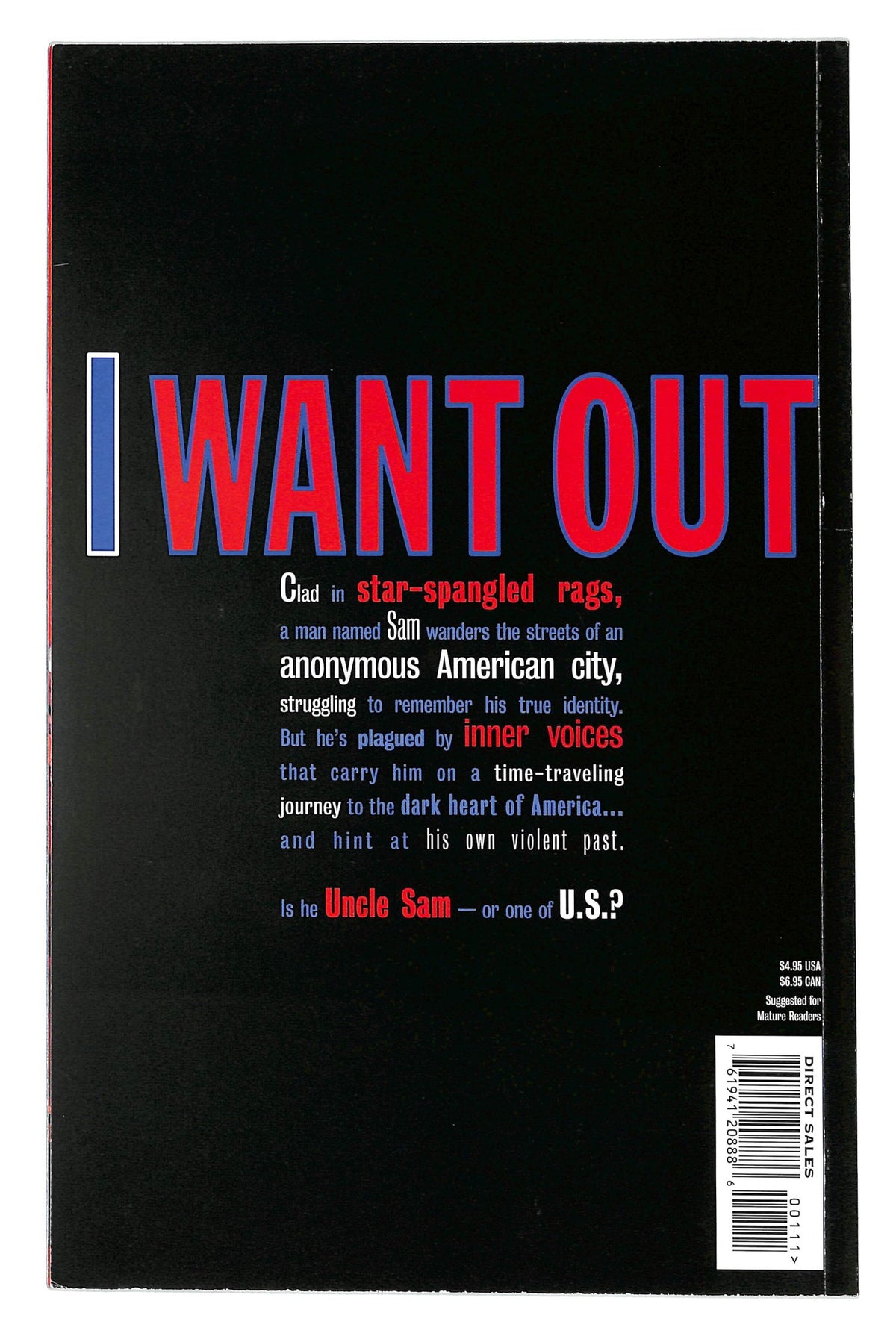 Uncle Sam 1997 #1 - back issue - $10.00