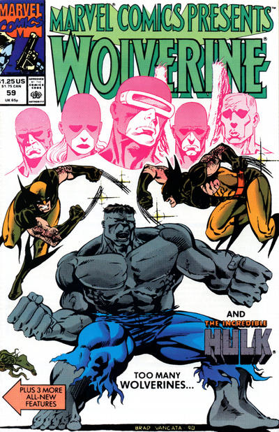 Marvel Comics Presents 1988 #59 Direct ed. - back issue - $10.00