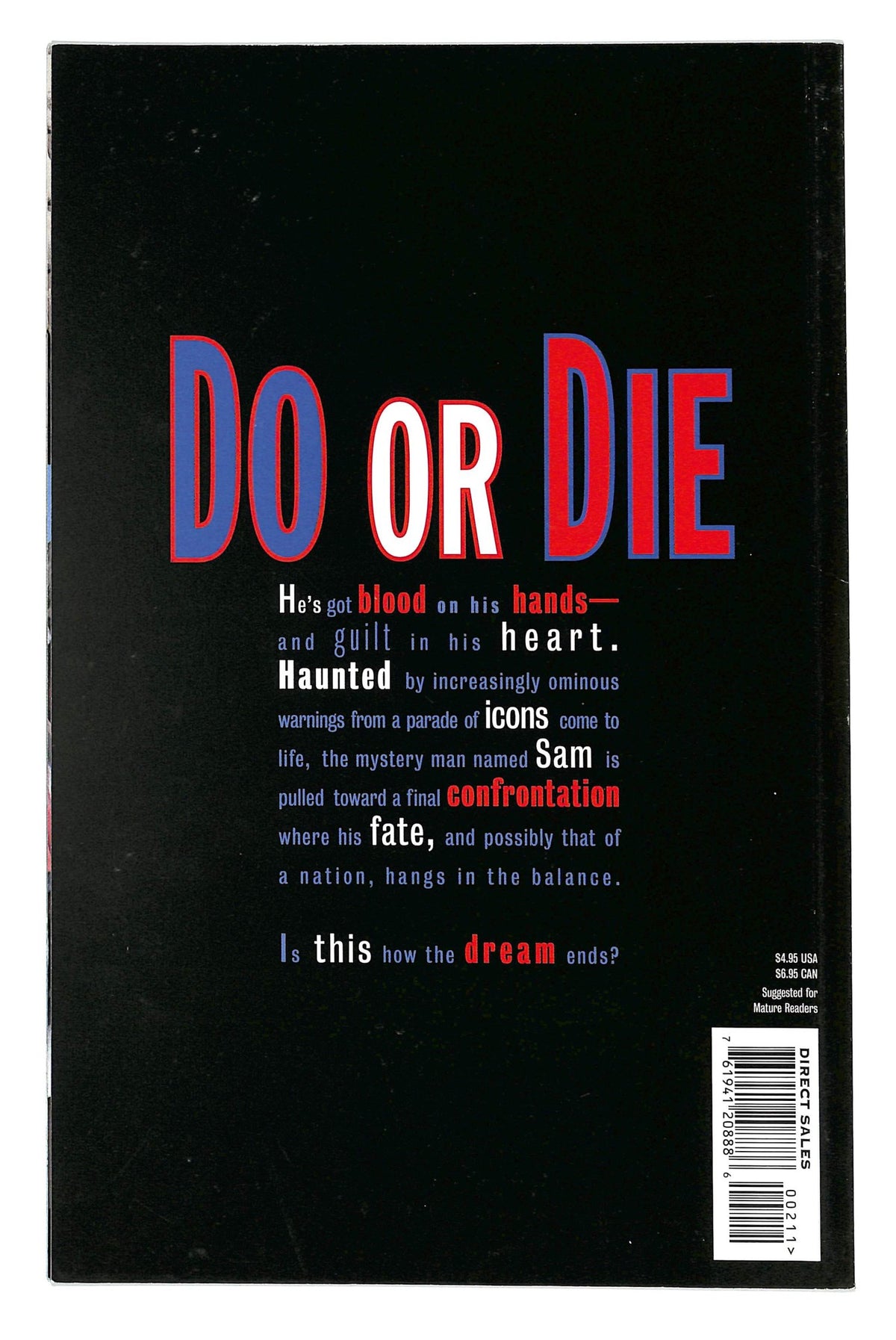 Uncle Sam 1997 #2 - back issue - $10.00