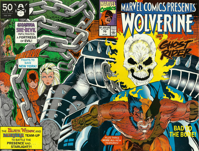 Marvel Comics Presents 1988 #70 Direct ed. - back issue - $10.00