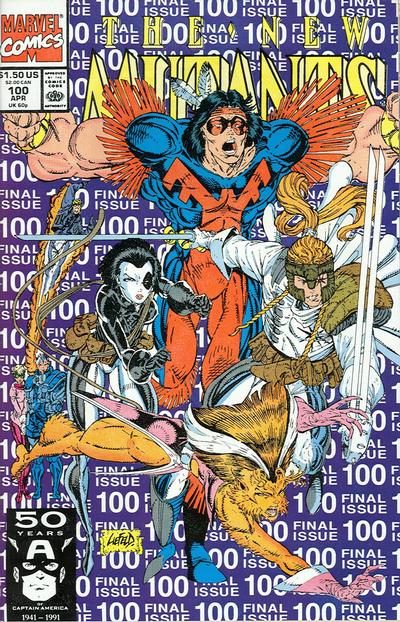 The New Mutants 1983 #100 Direct ed. - back issue - $10.00
