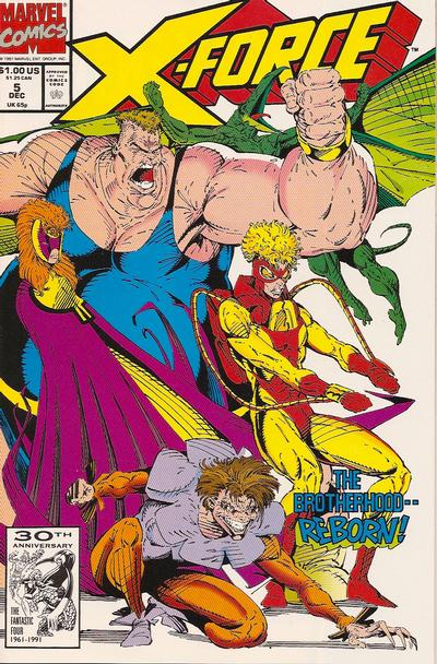 X-Force 1991 #5 Direct ed. - back issue - $10.00