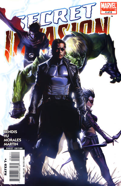 Secret Invasion 2008 #4 Gabriele Dell'Otto Cover - back issue