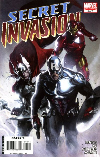 Secret Invasion 2008 #6 Gabriele Dell'Otto Cover - back issue
