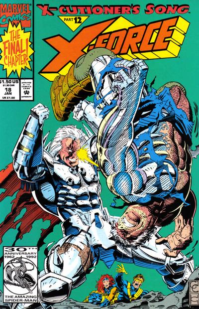 X-Force 1991 #18 Direct ed. - back issue - $10.00