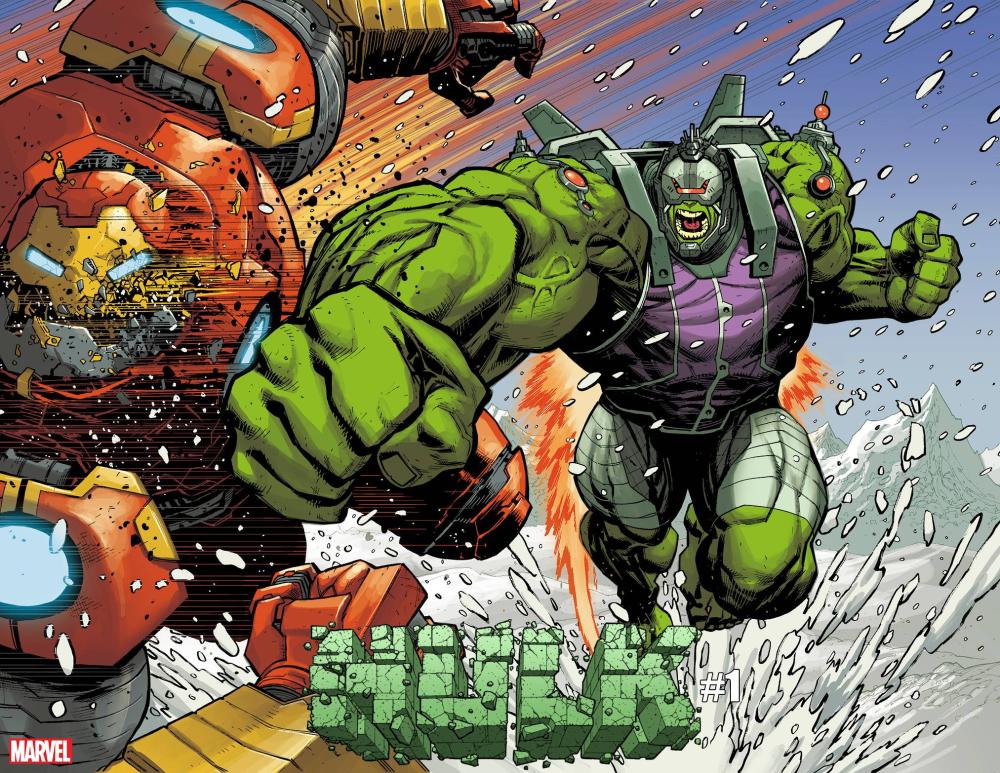 HULK #1 2ND PRINTING OTTLEY WRAPAROUND VAR