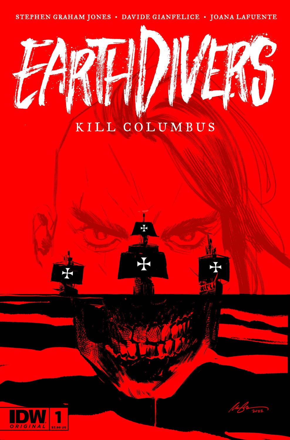 EARTHDIVERS #1 2ND PRINTING ALBUQUERQUE VAR