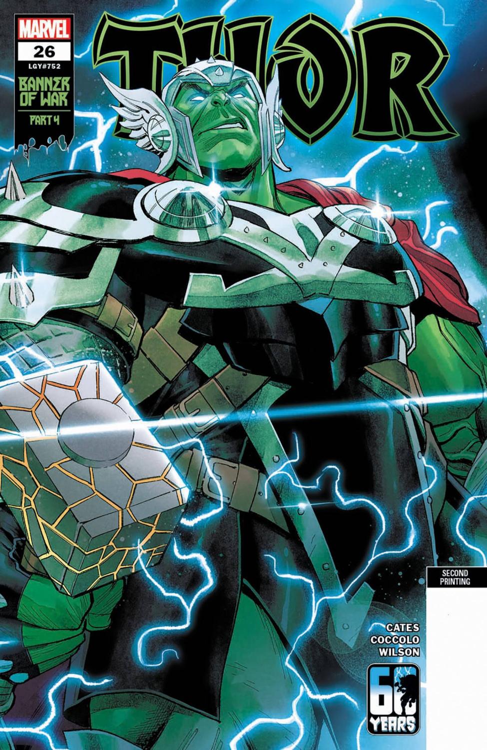 THOR #26 2ND PRINTING COCCOLO VAR