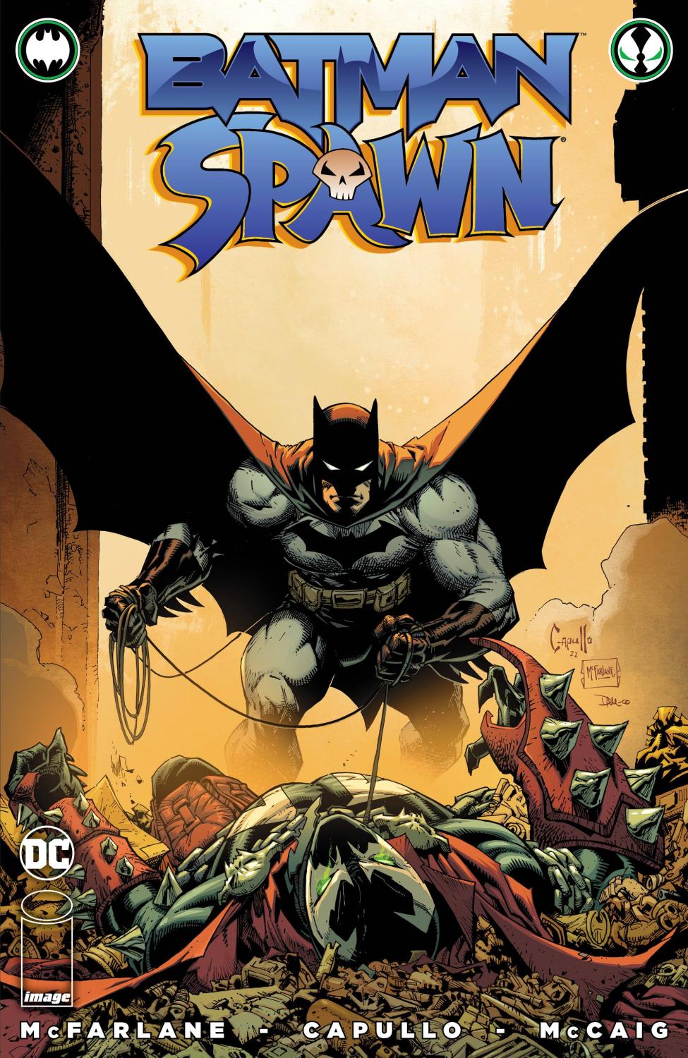 BATMAN SPAWN #1 ONE SHOT 2ND PRINTING BATMAN CAPULLO CVR