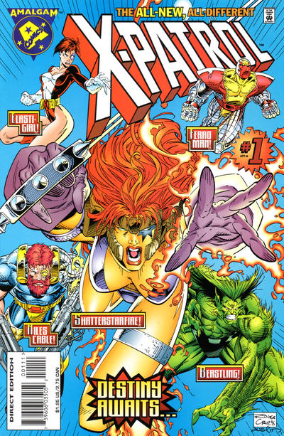 X-Patrol 1996 #1 Direct Edition - back issue