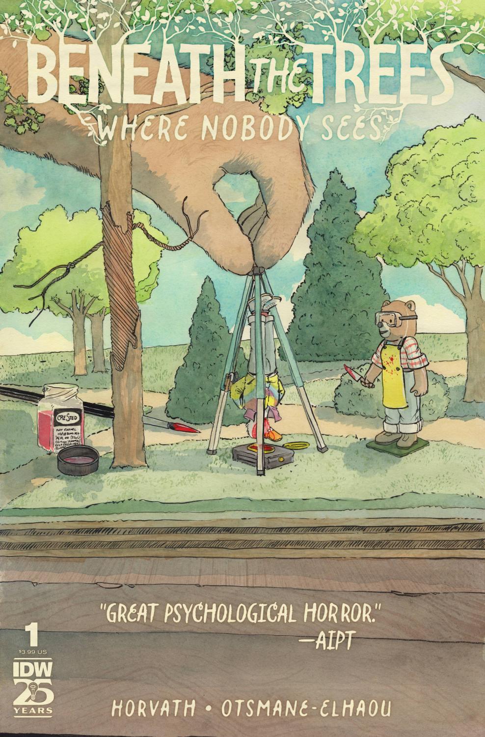 BENEATH TREES WHERE NOBODY SEES #1 3RD PRINTING