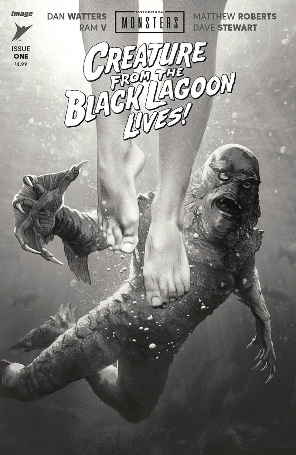 UNIVERSAL MONSTERS BLACK LAGOON #1 CVR D 25 COPY INCV (OF 4)