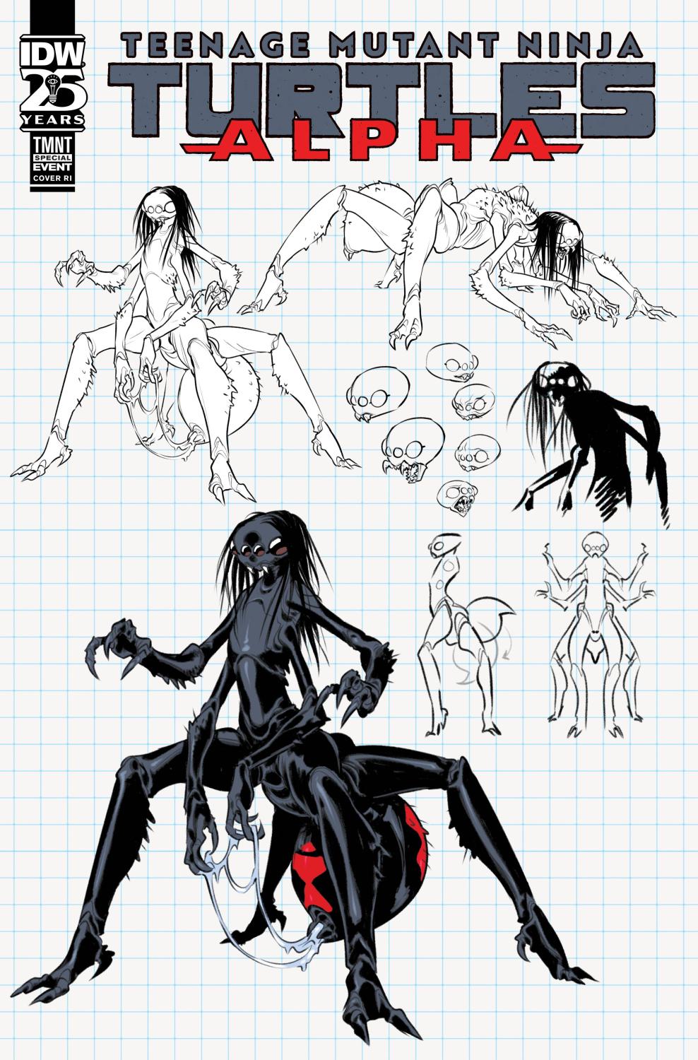 TEENAGE MUTANT NINJA TURTLES ALPHA #1 CVR F 50 COPY