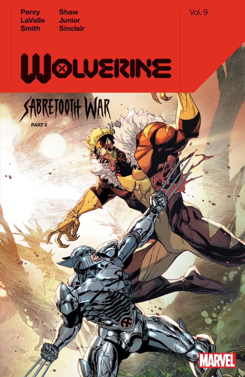 WOLVERINE BY BENJAMIN PERCY TP VOL 09 SABRETOOTH WAR P
