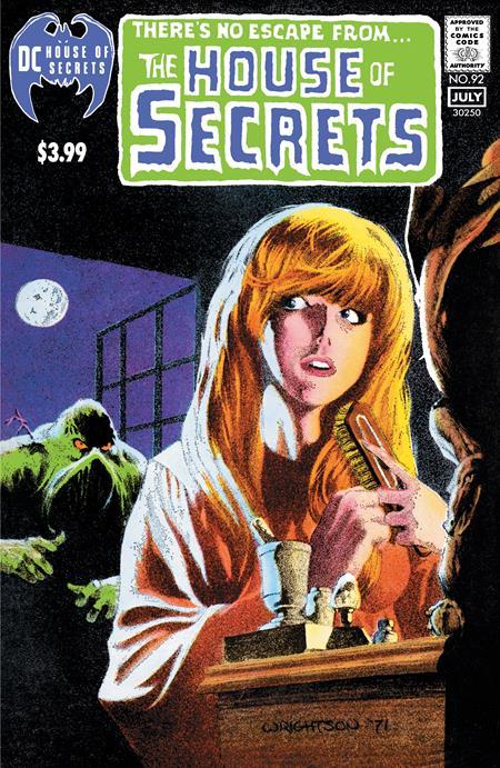 HOUSE OF SECRETS #92 FACSIMILE EDITION 2024 CVR A BERNIE WRIGHTSON