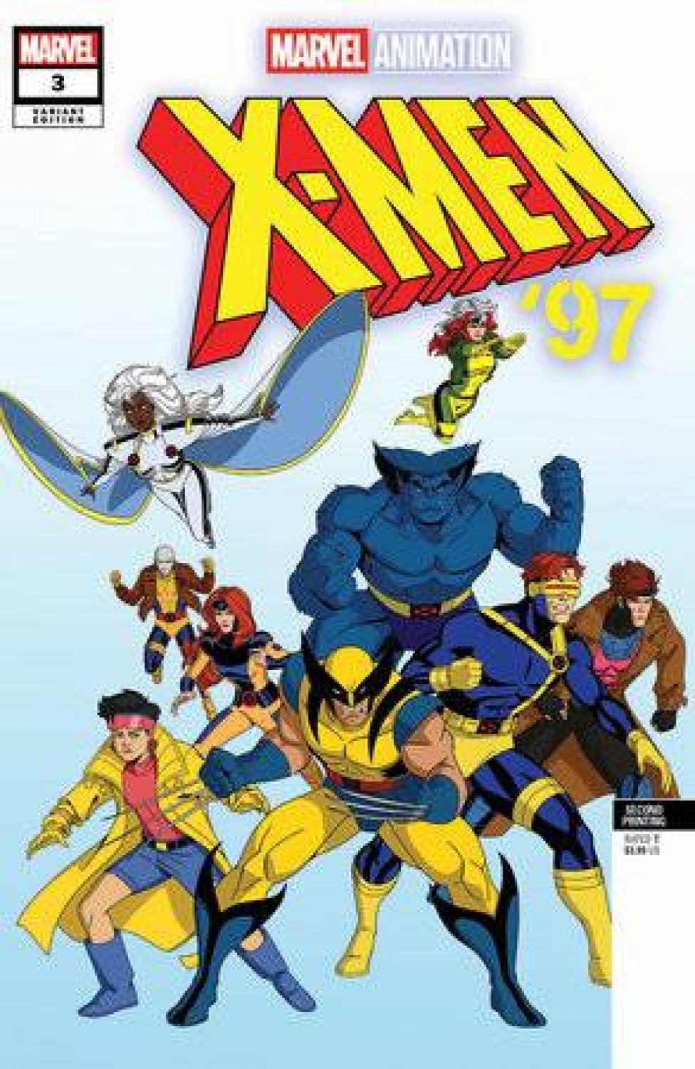 X-MEN '97 #3 MARVEL ANIMATION 2ND PRINTING VAR