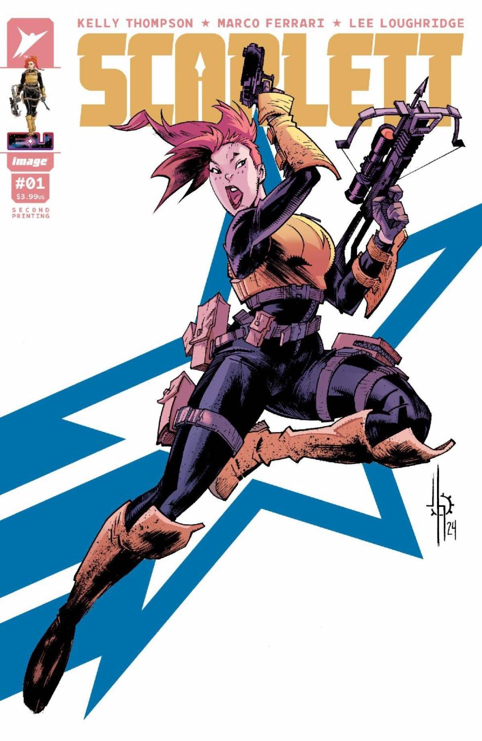 SCARLETT #1 2ND PRINTING CVR A