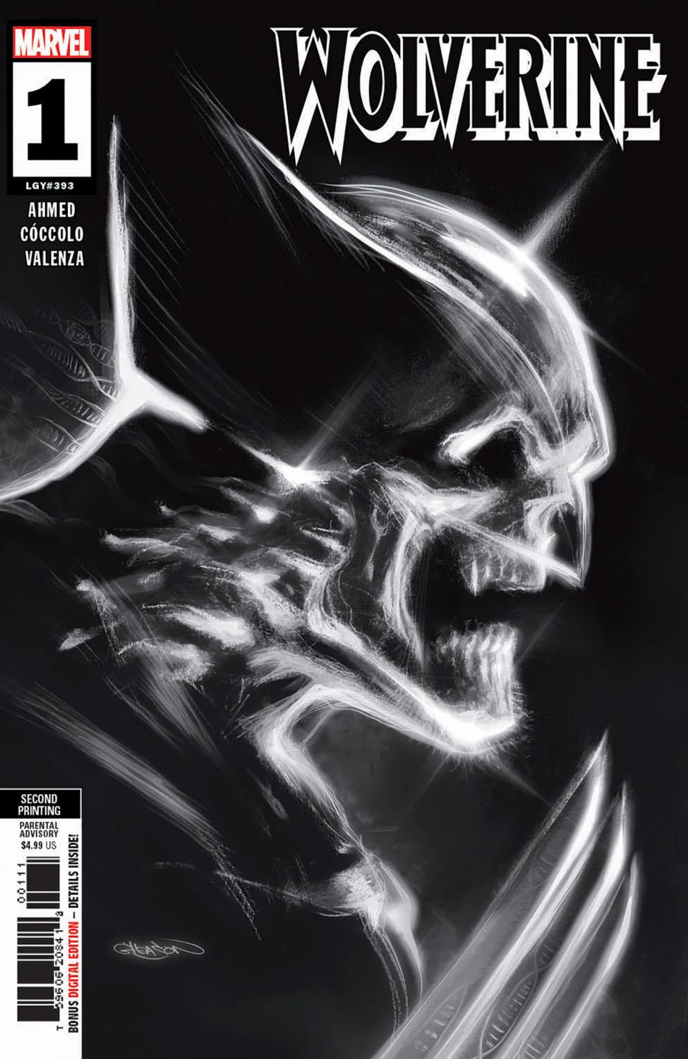 WOLVERINE #1 PAT GLEASON 2ND PRINTING VAR