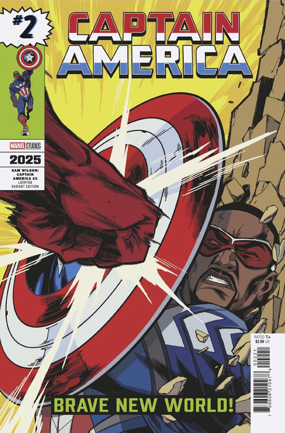 SAM WILSON CAPTAIN AMERICA #2 KHARY RANDOLPH MARVEL STUDIOS VAR CVR B