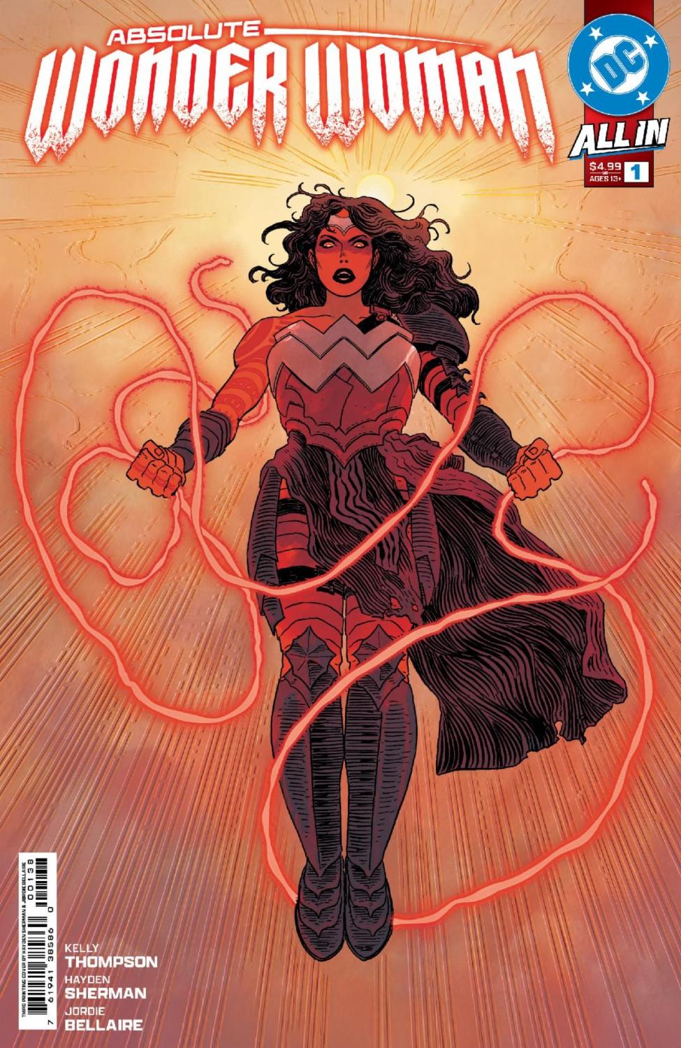ABSOLUTE WONDER WOMAN #1 3RD PRINTING CVR A