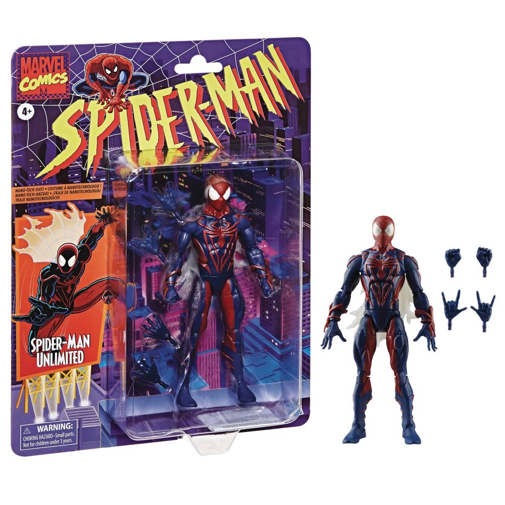 SPIDER-MAN LEGENDS RETRO SPIDER-MAN UNLIMITED 6IN AF