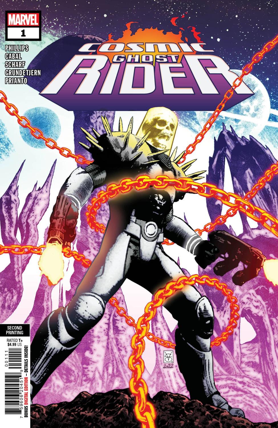 COSMIC GHOST RIDER #1 2ND PRINTING