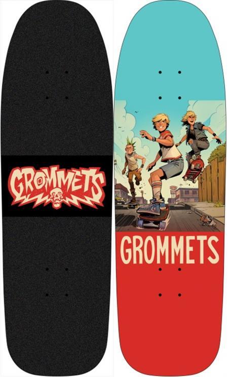 GROMMETS SKATEBOARD DECK BRETT PARSON "RED"