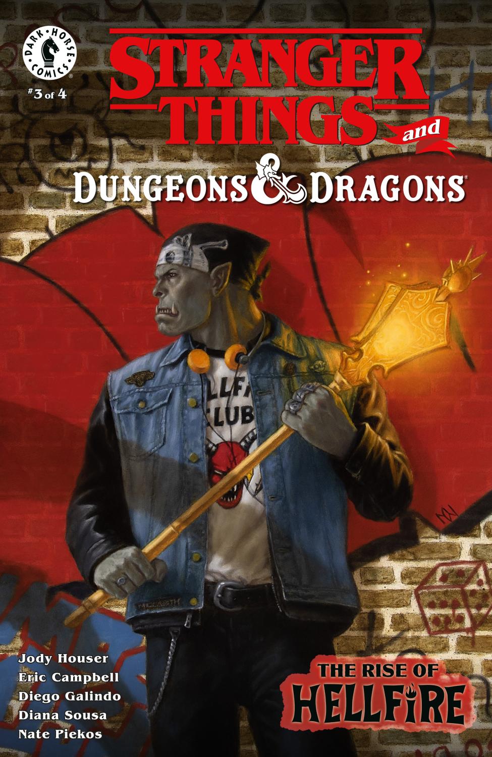 STRANGER THINGS AND DUNGEONS AND DRAGONS THE RISE OF HELLFIRE #3 CVR A MYLES WOHL