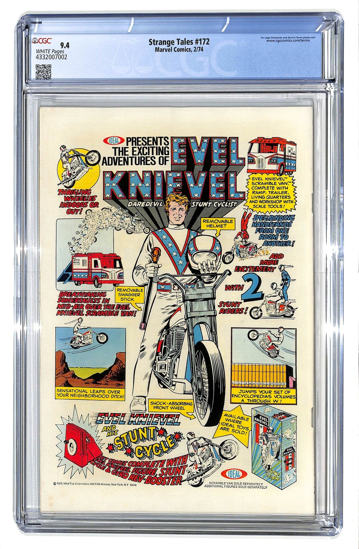 Strange Tales 1973 #172 - CGC 9.4 - $100.00